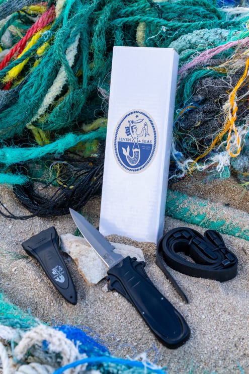 7 Seas Titanium Alloy Dive Knife, T1 Series