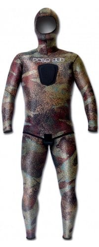 PoloSub Lined Open Cell Brown Camo Women's Wetsuit 5.5mm