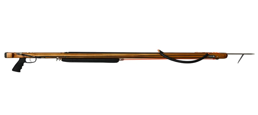 SpearPro Teak Deluxe Invert Roller Speargun, Enclosed Track 120cm